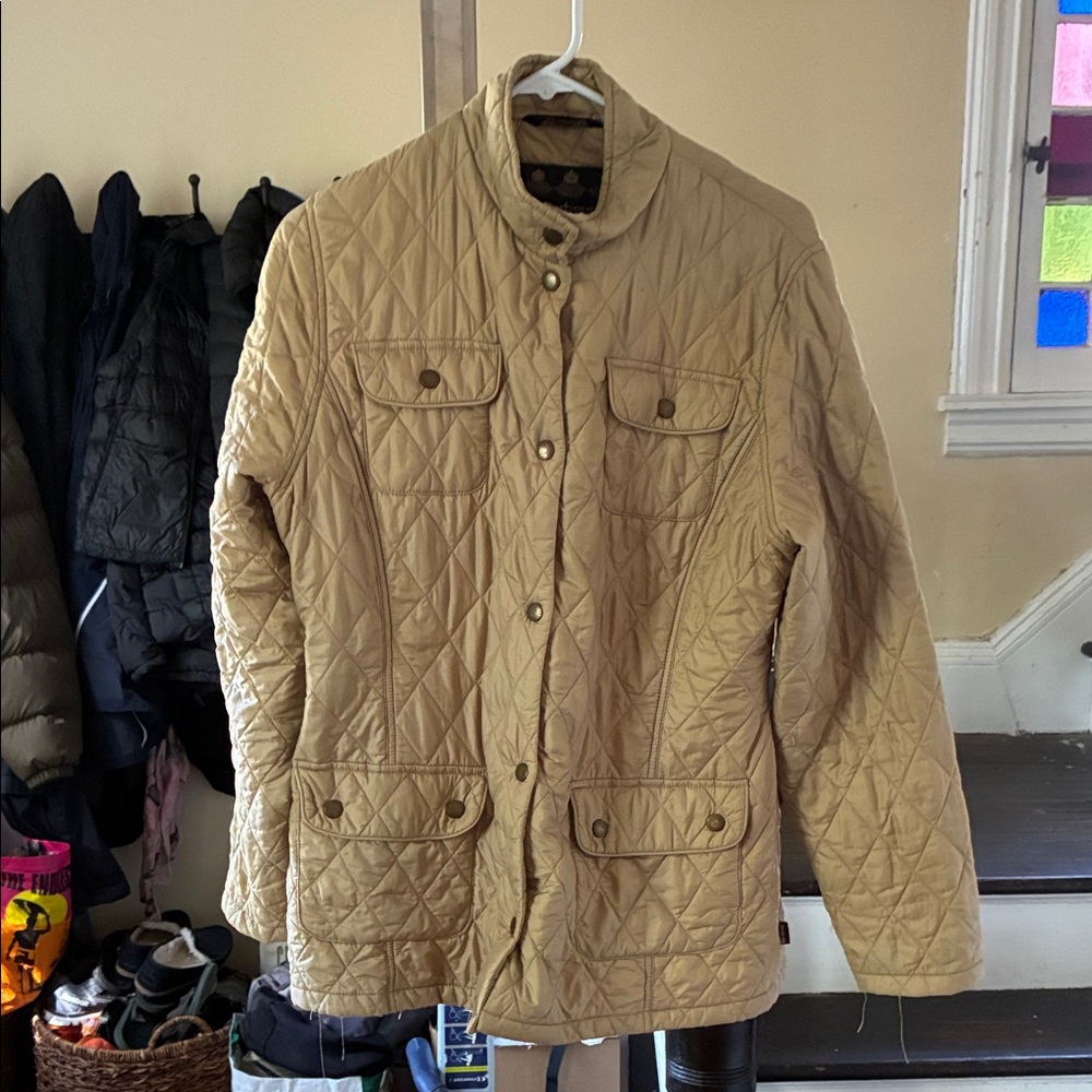 Barbour Women’s Quilted Beige Jacket